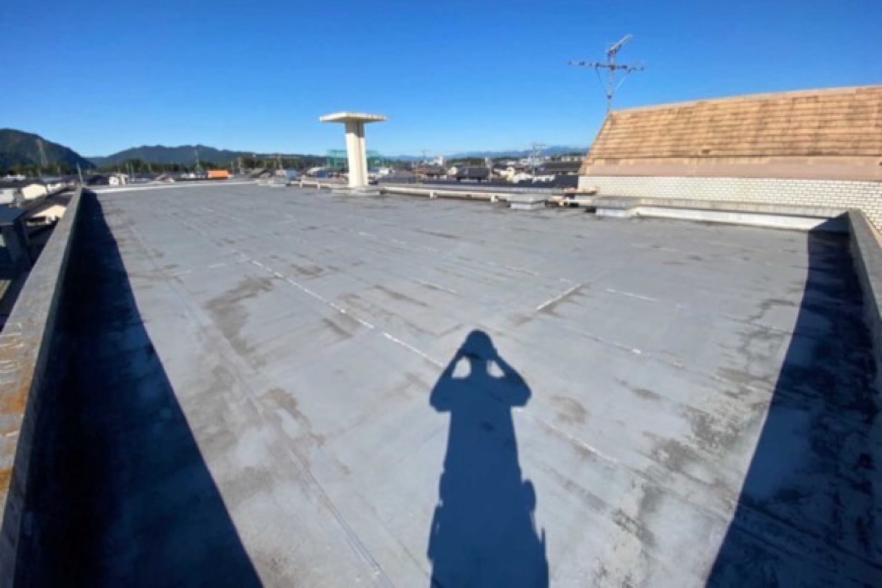 屋上トップ工法_施工前